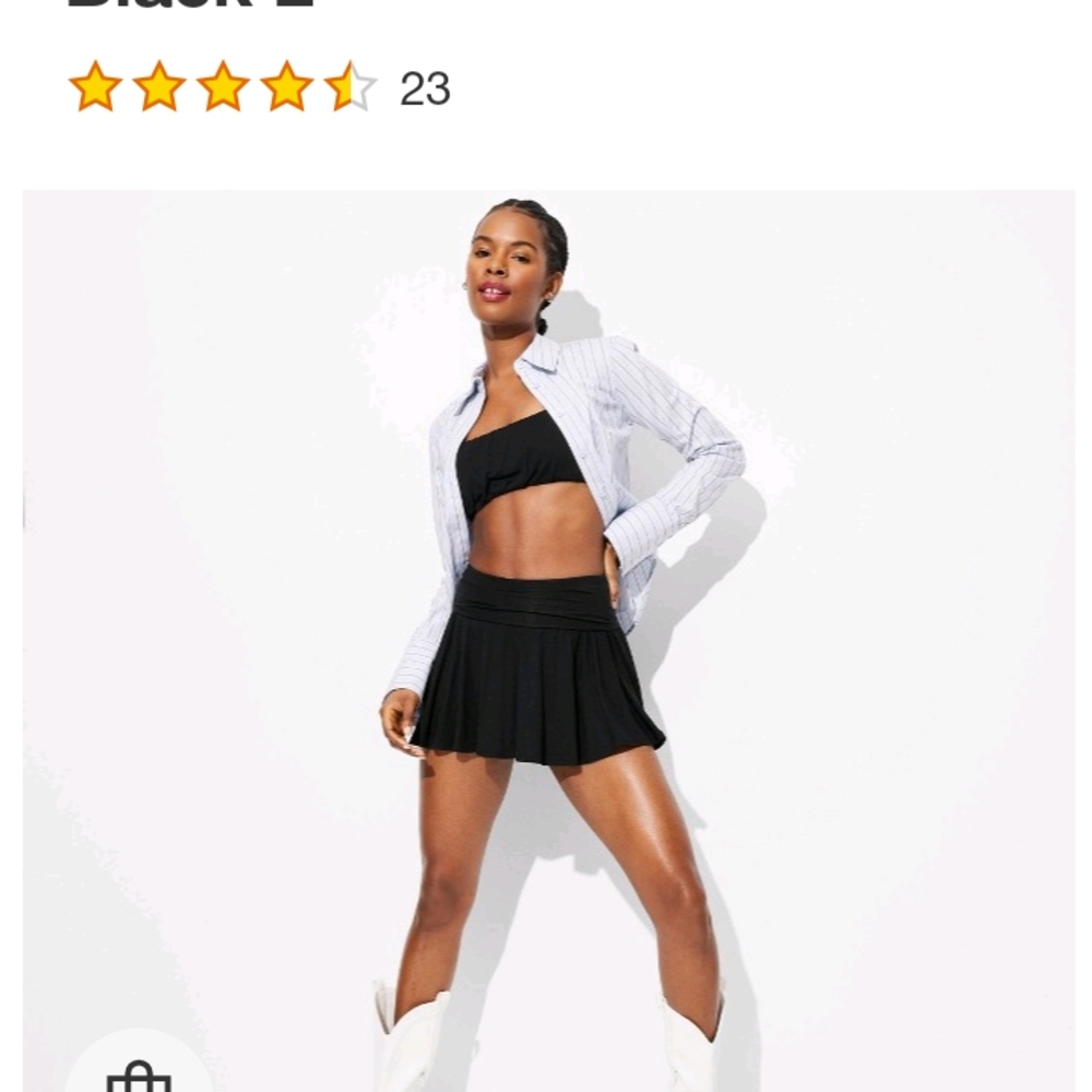 Flounce Mini Skort - L - Wild Fable